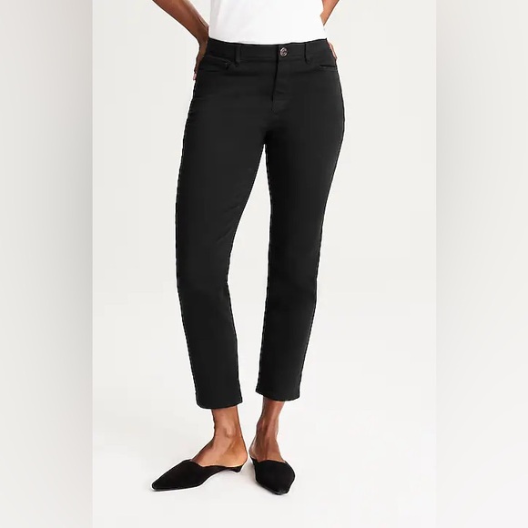 J. Jill Denim - J. Jill Black Womens 16 Authentic Fit Slim Ankle Pants Traditional Old Money